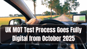 UK MOT Test Process Goes Fully Digital from October 2025