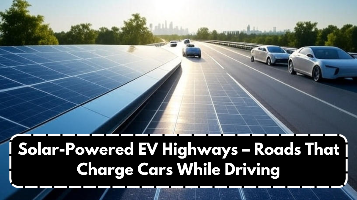 Solar-Powered EV Highways – Roads That Charge Cars While Driving