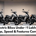 Top 5 Electric Bikes Under ₹1 Lakh in 2025 – Range, Speed & Features Compared