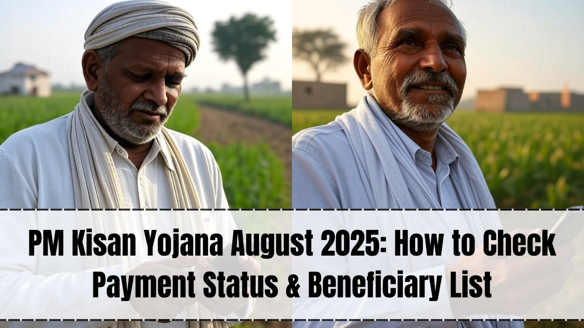 PM Kisan Yojana August 2025: How to Check Payment Status & Beneficiary List