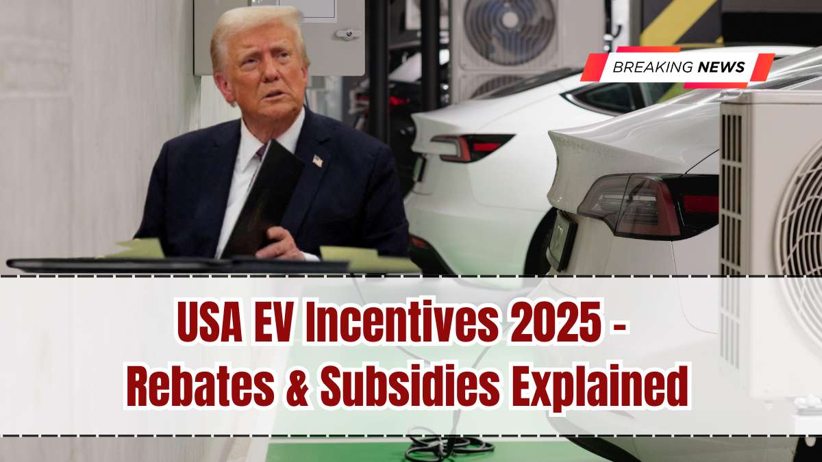 USA EV Incentives 2025 – Rebates & Subsidies Explained