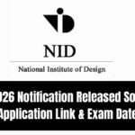 NID DAT 2026 Notification Released Soon: Direct Application Link & Exam Date @ admissions.nid.edu