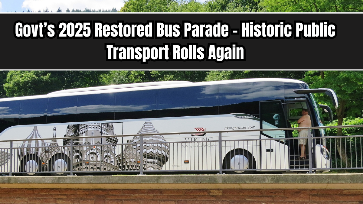 Govt’s 2025 Restored Bus Parade – Historic Public Transport Rolls Again