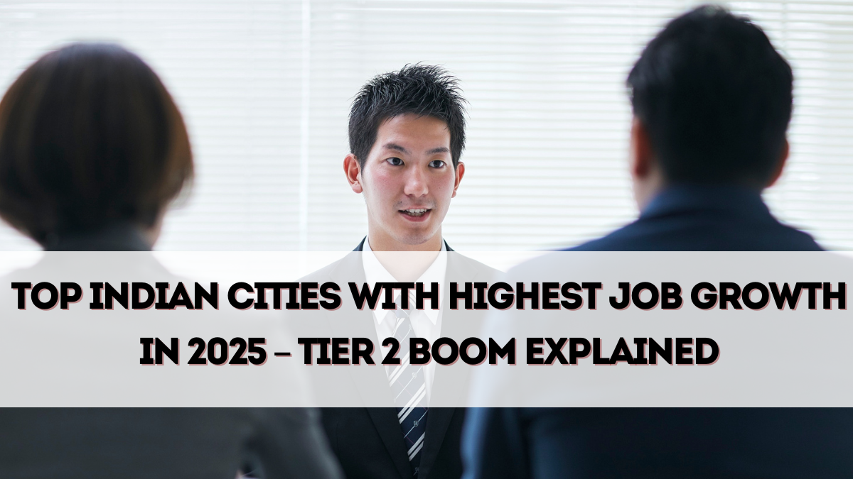 Top Indian Cities With Highest Job Growth in 2025 – Tier 2 Boom Explained