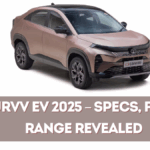 Tata Curvv EV 2025 – Specs, Features & Range Revealed